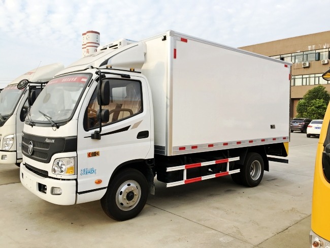 (厢长4.2米)福田欧马可冷藏车