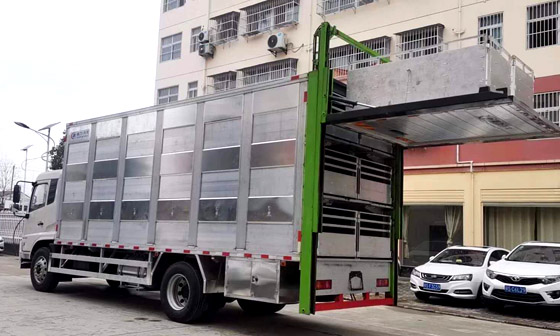 东风天锦全铝合金运猪车