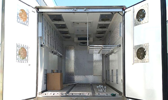 国六蓝牌庆铃五十铃鸡苗运输车